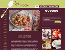 Tablet Screenshot of lickmyspoon.com